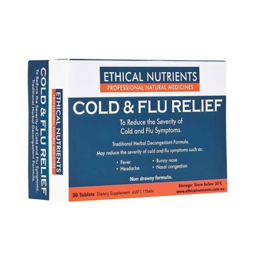 Ethical Nutrients Cold & Flu Relief        30 Tablets