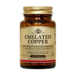 Solgar Chelated Copper 2.5mg        100 Tablets