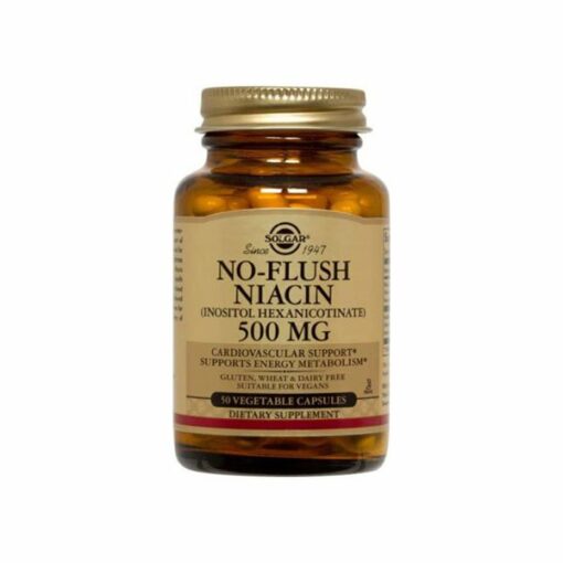 Solgar Vitamin No Flush Niacin 500mg        100 VegeCapsules