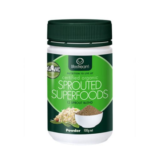 Lifestream Sprouted Superfoods - Certified Organic        100g