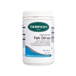 Thompsons High Strength Fish Oil 1500        200 Capsules