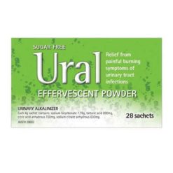 Ural Effervescent Powder Urinary Alkalinizer        28 Sachets