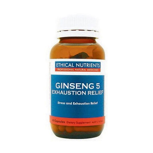 Ethical Nutrients Ginseng 5 Exhaustion Relief        60 Capsules