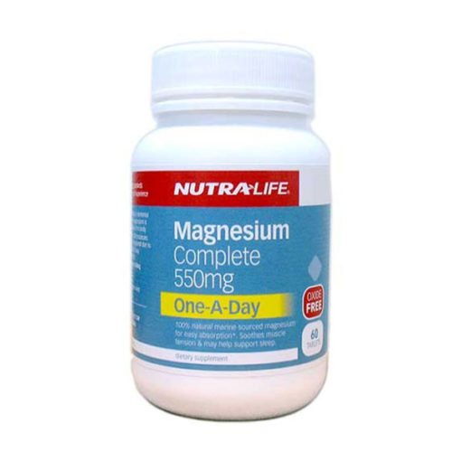 Nutra Life Magnesium Complete 550mg One-a-day        60 Tablets