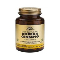 Solgar Ginseng (korean)        50 VegeCapsules